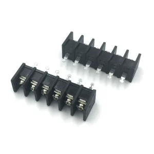 6P Screw PCB Terminal Block PH9.5mm 6P Barrier Terminals 9.50MM Pitch Connector Accessories Black