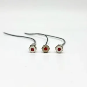 6mm 12mm Waterproof Aluminum Stainless Steel Indicator Light Glue-filling Technology Manufacture