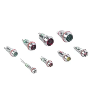 6mm 8mm 10mm Metal LED Indicator Light 12v Signal Lamp