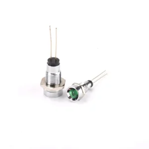6mm 8mm Industrial Non-Polarity LED Indicator Light Metal Indicator Lights 6 8 10 12mm Power Signal Lights 3V