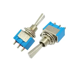 6mm Button Switch Mts 102 103 Flat Handle Toggle Switch 3-pin Flat Head Button Toggle Switch