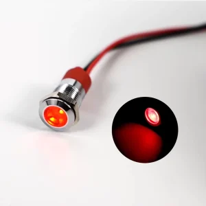 6mm Indicator Light Wide Viewing Angle Design Indicators Indicator Light for Multiple Direction Visibility