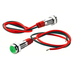 6mm LED Indicator Light Multiple Mounting Option Indicators Indicator Light for Flexible Installation Requirement