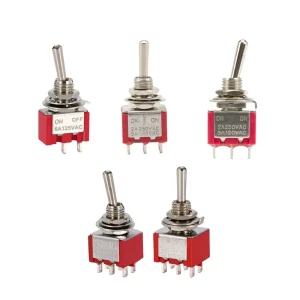 6mm Mini Toggle Switch MTS 101 102 103 202 203 2 3 6 Pin 2 3 Position Rocker Flip Switch