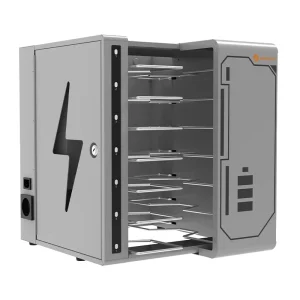 7 Bay USB C Charging Cabinet 45W PD QC3.0 PPS Multi Device Charging Cabinet for Tablet Chromebook Laptop School Classroom
