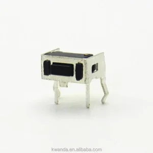 7.4*4.3mm Right Angle Micro Dip Tactile Switch 160gf 180gf Temperature Resistance Height Side Push 1NO Switch Combination