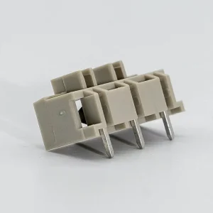 7.50mm 90 Degree Plug in Terminal Block 2 16 Poles Used in Energy Conservation PA66 Pluggable Terminal Block