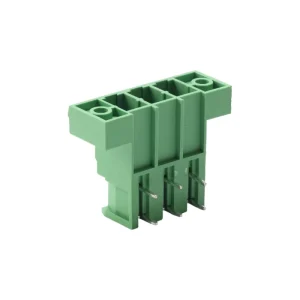 7.62mm PCB Male Plug in Terminal Block Connector Right Angle Type with Ear 3EDGRM 7.62