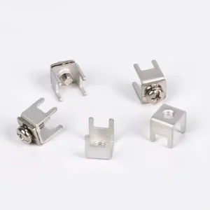 70A Brass Nut M5/M4 Screw Terminal Block Tin Plating 5 AWG Conductor PCB Terminal ROHS Certified