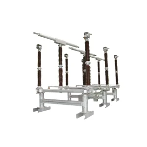 72.5KV 110KV Porcelain Insulator Three Phase Outdoor High Voltage Alternating Current Disconnector Isolating Switch Substation