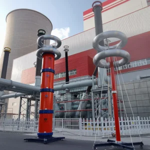 750kV GIL High Voltage Frequency Adjustable Series Resonance Testing Set 1% Accuracy Current Over Voltage