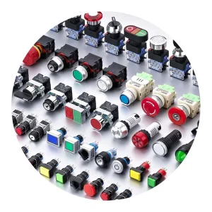 8 10 12 16 22 25 30mm Plastic Momentary Latching Push Button Switch