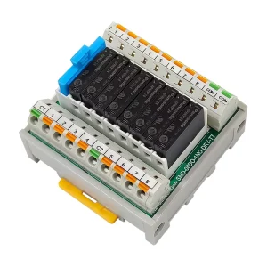 8-Channel Digital Output Spring Terminal Block Relay Module 24VDC Miniature