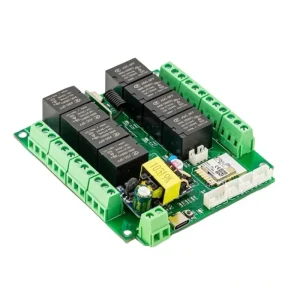 8 Channel WiFi Zigbee Remote Control Relay Support 4 Way Circuit Status Display + 4 Temperature and Humidity Input Control