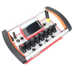 8 Hall Push Rod Industrial Wireless Remote Control Metal Toggle Switch Concrete Mixer Truck Remote Control with LED Display