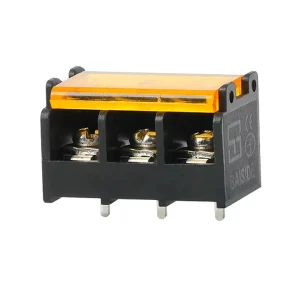 8.25mm Pitch HB825M Barrier Terminal Block PCB Mount Plug-In Fixed Connector PA66 Black CN ZHE Terminal Blocks