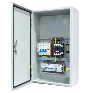 80A Three Phase Power Switch Cabinet Distribution Enclosure for Manufacturing Production Lines