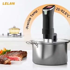 850W 1100W Factory Price Homeuse Sous Vide Low Temperature Black Home Commercial Steak Vacuum Slow Cooking Machine
