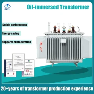 850kVA 10kV/0.4kV S11-M Oil Immersed Distribution Transformer Full Copper Low Loss 50Hz for Substation Grid Solar Project