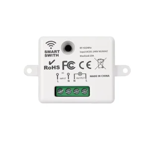 85V-240V Wireless DIY Smart Home System Remote Control Switch Set 433MHz Relay Receiver LED Light Control Learning Code 10A