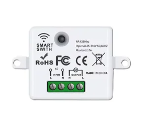 85V-240V Wireless WiFi Smart Home System Google Home Remote Control Switch Set 433MHz Relay Receiver LED Control 10A
