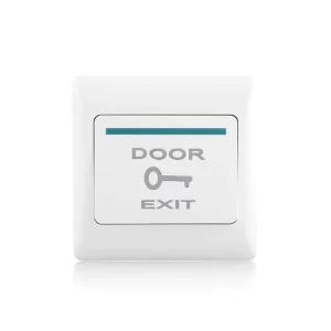 86 Type Smart Security 12V Access Control System NO COM Plastic Door Release Switch Push Button Exit