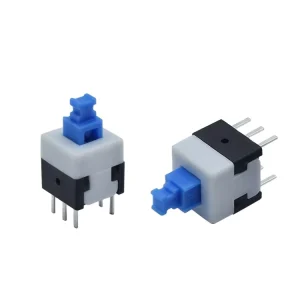 8mm DPDT Push Button Switch Lock And Non Lock Switches