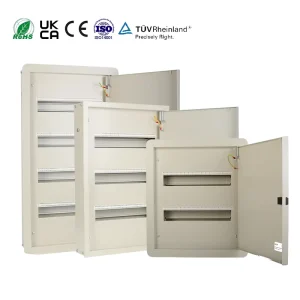 9 18 24 36 45 Way Panel Metal MCB Enclosure Power Distribution Box Wall Mount Enclosure Electrical Boxes Mounting Plate Metal