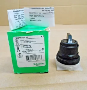 9001SKS43B Selector Switch 3 Position Black