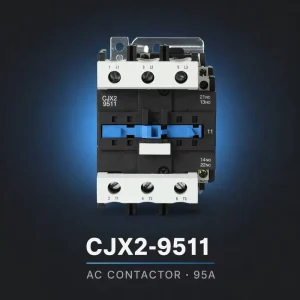 95A AC Magnetic Contactor CJX2 9511 3 Pole 1NO+1NC Maximum Duty Motor Control Relay 690V
