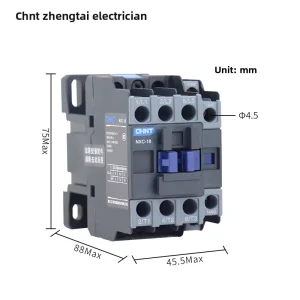 9A 18A 25A 32A 3 Phase 50/60Hz DIN Rail AC Contactor NXC Series 220V/380V Coil Normally Open/Normally Closed