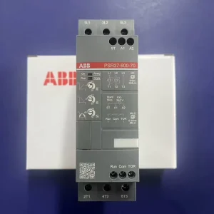 A B B PSR37 600 70 Soft Starter 1SFA896110R7000 37A 600V Compact Industrial Motor Soft Starter Controller