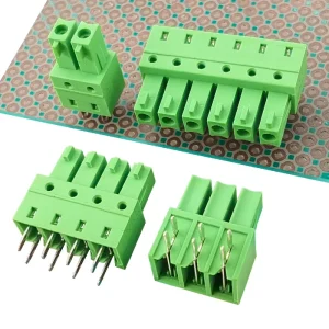 A/B Type Board to Board Two Rows Straight Pins PCB Male Terminal Block Connector Pitch 3.5MM