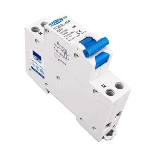 A Type B Curve RCBO 1P+N 10KA Residual Current Differential Automatic Circuit Breaker With Over Current Leakage Protection