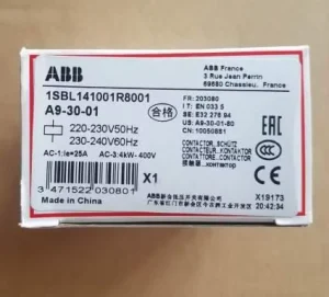 A.B B AC Contactor A9 30 01 AC220V