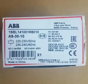 A.B B AC Contactor A9 30 10 AC220V