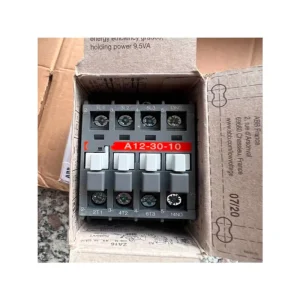 A12-30-10 AC Contactor 12A 3 Pole 3NO+1NO DIN Rail Mount Electromagnetic Contactor for Motor Control