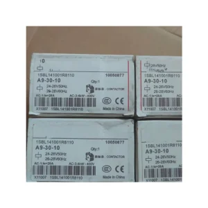 A9-30-10 AC Contactor 9A 3 Pole 3NO+1NO DIN Rail Mount Electromagnetic Contactor for Motor Control