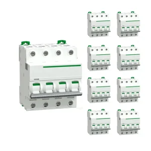 A91NB440 A91NB450 A91NB463 A91NB480 B Curve 4P 1A 80A Miniature Circuit Breakers