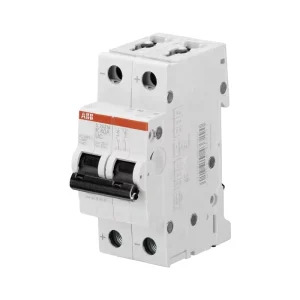 ABB Miniature Circuit Breaker 2CDS272061R0377 2P 6A 380 415V S202M K6UC for Industrial Use