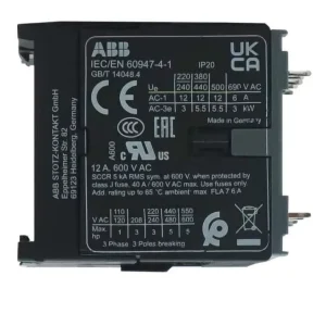 ABB Original Mini Contactor BC6 30 10 P BC7 30 10 P B7 30 10 P BC6 30 10 P 1.4 DC24V AC24V