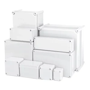 ABS IP67 Waterproof Junction Box Neoprene Sealing Custom OEM ODM Wall Mount Plastic Electrical Gray CE Certified