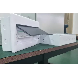 ABS Metal Indoor Embedded Low voltage Electrical Cabinet Multi Channel Household Transparent Shell Distribution Box
