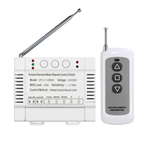 AC 220V 380V 30A Relay 2 Channels Motor Forward and Reverse Water Pump Power Supply Wireless Remote Controller Switch