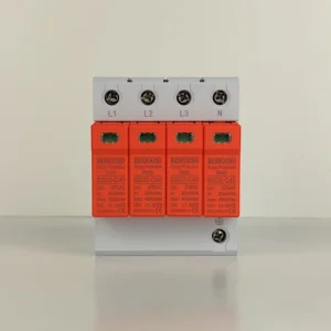 AC 275V 20KA 40KA 50 60Hz Three Phase Surge Protection Device T2 Class 2 Lightning Arrester Energy SPD