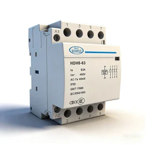 AC 3P 63A Din Rail Mounting Modular Contactor HDH8 63 1 Phase 50/60Hz 230V AC-7a/AC-7b