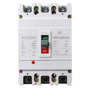 AC 400V 250A 3P MCCB Thermal Magnetic Molded Case Circuit Breaker for Distribution