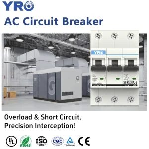 AC Circuit Breaker Manufacturer 3P 80 100A Residential Commercial Power Protection Industrial Grade PA66
