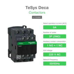 AC Contactor TeSys D Contactor LC1D09M7 220V F7 110V Q7 380V B7 AC24V 9A
