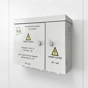 AC Control Box 63A 400V 3-Way PV Power Distribution Control Box